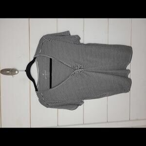 American Eagle Outfitters large soft & sexy black & white striped top